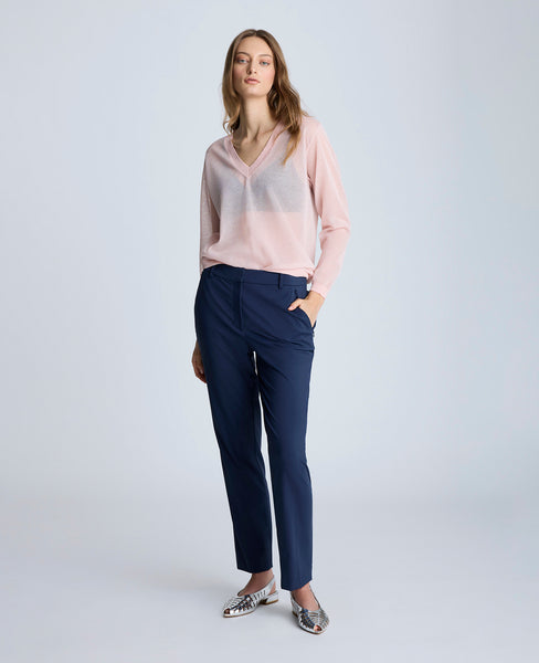 Shop Fly Front Invisible Zip Slim Ankle Pants | Kenneth Cole