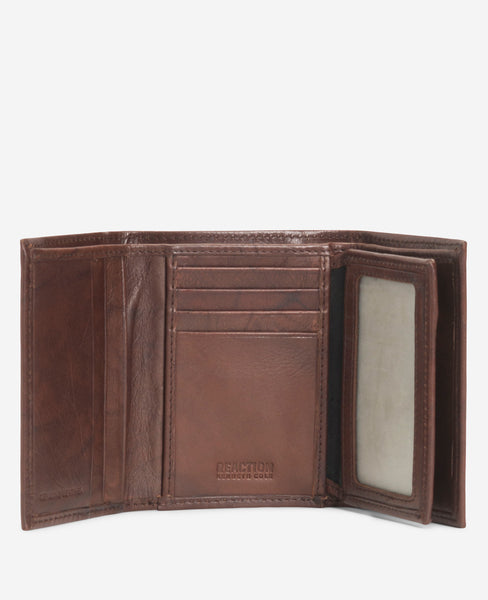 Shop Crunch Leather RFID Slimfold Wallet | Kenneth Cole