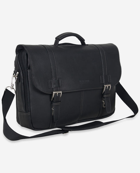 Colombian Leather Flapover Messenger Bag