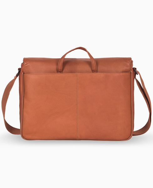 Leather Messenger Bag – 15.6” Laptop Ready | Kenneth Cole