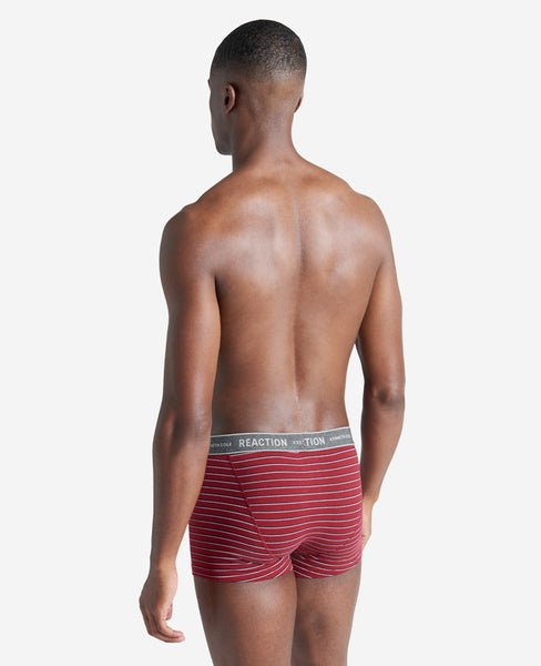 3-Pack Stretch Boxer Briefs – Black/Cabernet | Kenneth Cole