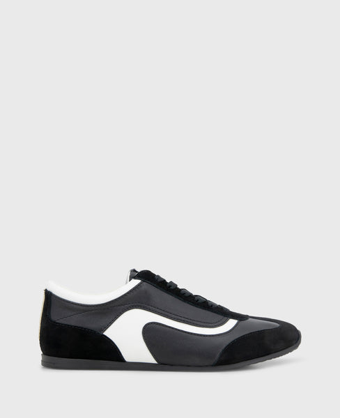 Shop Alma Black Leather Sneaker | Kenneth Cole