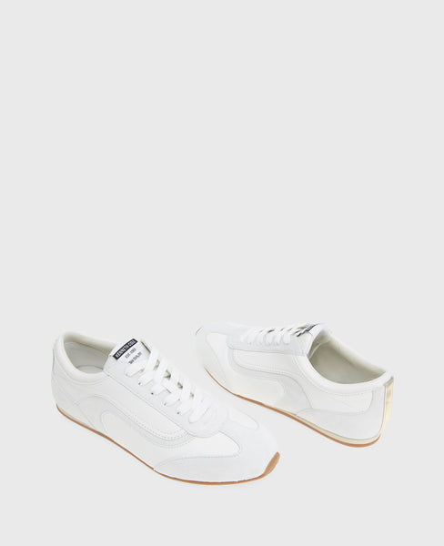 Shop Alma White Leather Sneaker