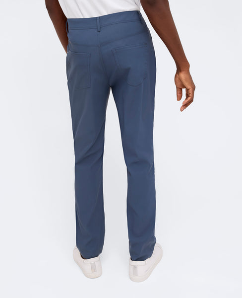 Shop Original Slim 5-Pocket Pant in Teal | Kenneth Cole