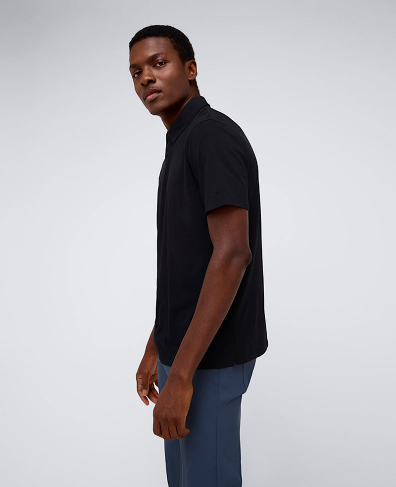 Kenneth Cole - Performance Button Polo MENS KNITS for Men