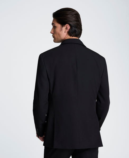 men's black dress jacket School Uniform Washable Wool 2 Button Tailored Fit Suit 28.5 Chest xJacket 4.0 Black - Men's