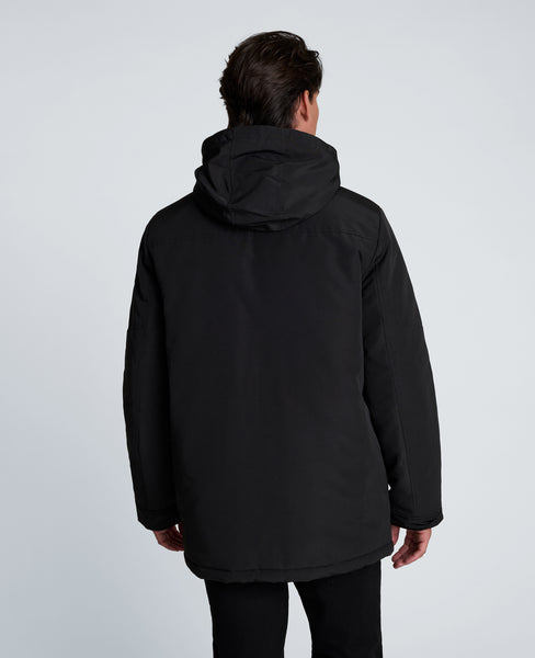 REACTION - Oxford Patch Pocket Parka for Men, Black | KC