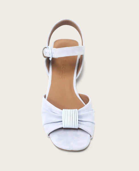 GENTLE SOULS - Sorae Suede Open Toe Heeled Sandal