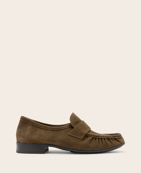 Shop Gentle Souls Crew Moss Suede Loafer | Kenneth Cole display picture 3