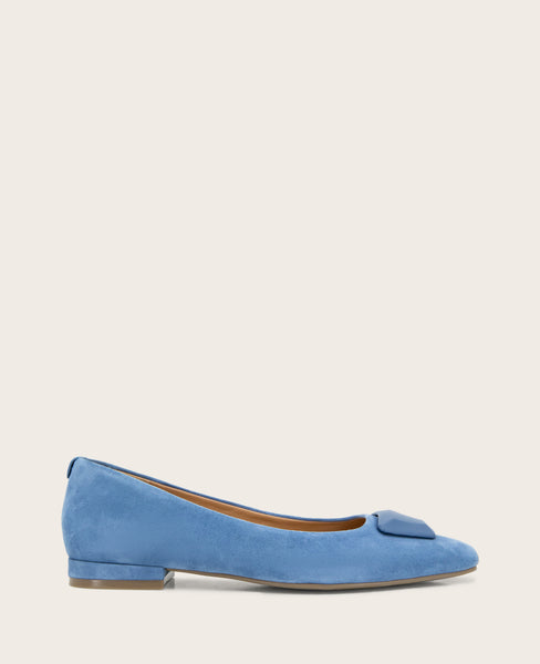 Shop Hanette Suede Flat Blue