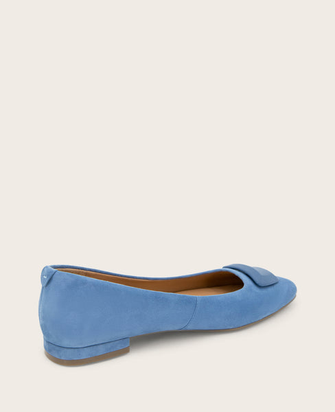 Gentle Souls Hannette Ballet Flat in Blue Suede at Nordstrom, Size 6.5