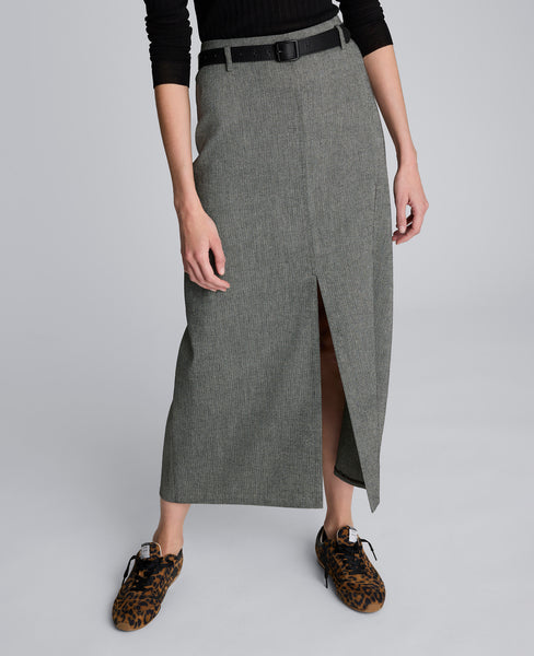 janesmith ジェーンスミス　HERRINGBONE SLIT SKIRT HERRINGONESLITFRONTMIDISKIRT_1