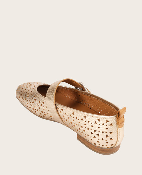Shop Gentle Souls Karla Metallic Mary Jane Flat | Kenneth Cole