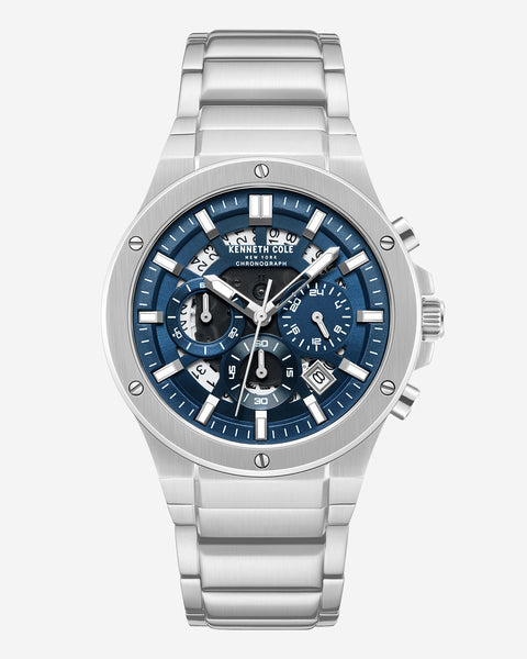 Shop Men's Classic Bracelet Watch – Blue Dial | Kenneth Cole
