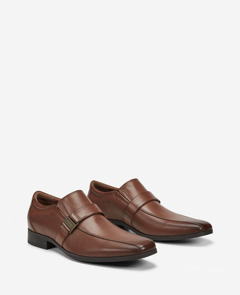 Kenneth Cole Reaction Men Punchual Loafer Brown Leather Sz 8.5 Gently Used‎ 2025 REACTION - Moore Penny Loafer main image 2