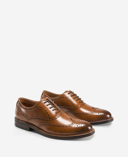 Johnny Bigg Men\'s Rockwell Brogue Dress Shoe Cognac Size 10 Leather‎ J211FWD201 Amazon.com | Men main image 2