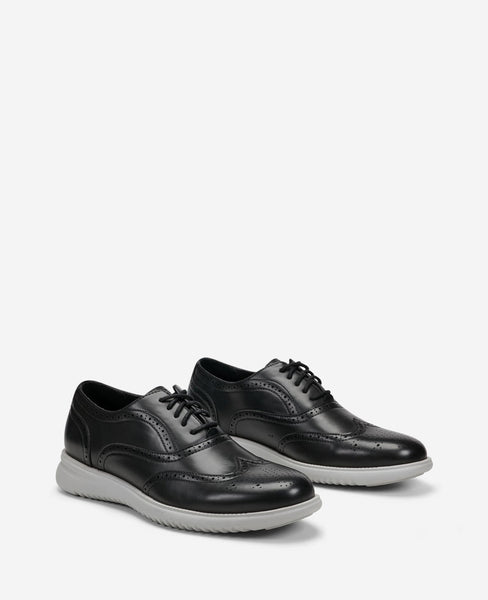 Scarpe Oxford Uomo Kenneth Cole Nio Wing, Pelle Marrone, Taglia 42 EU, Suola Flessibile - 2