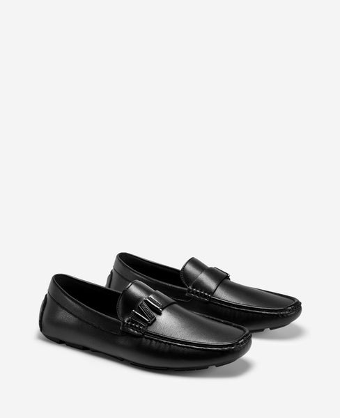 REACTION - Stan Band Driving Loafers for Men, Black | KC
