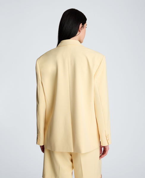 Vision Twill Double Breasted Boyfriend Jacket