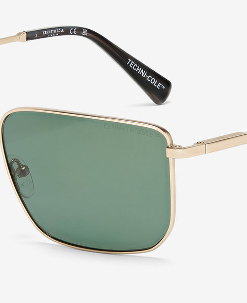 Square Titanium Sunglasses display picture 1