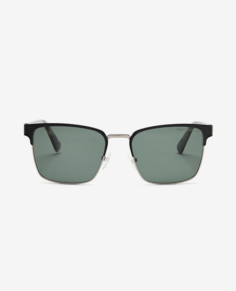 Shop Men's Square Metal Sunglasses – Black | Kenneth Cole