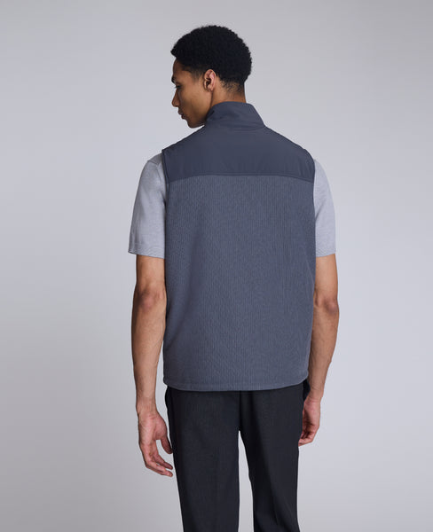Shop Mixed Media Vest: Charcoal, Lightweight Insulated | KC