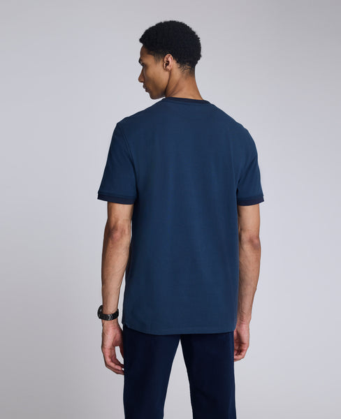Rib Crewneck Tee Espresso - FRAME main image 0