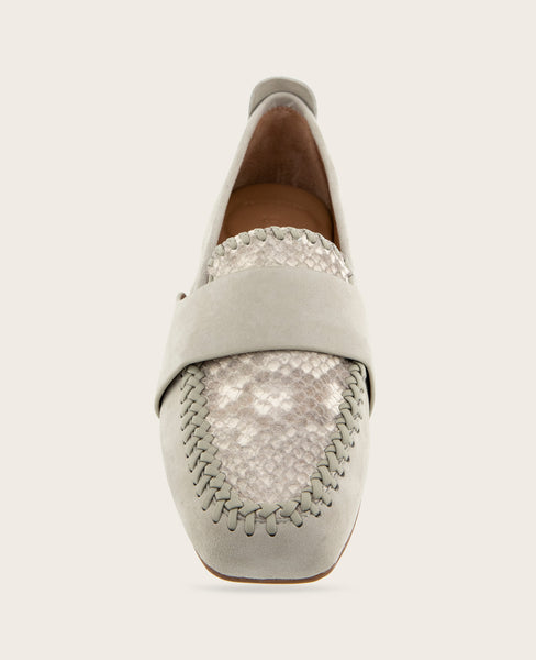 GENTLE SOULS - Gladys Leopard Suede Ankle Strap Slingback