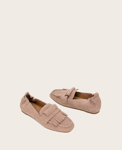 Gentle Souls by Kenneth Cole Suede Chain Loafer Slip-On Flats Women’s 9 Shop Gentle Souls Crew Black Suede Loafer | Kenneth Cole main image 2