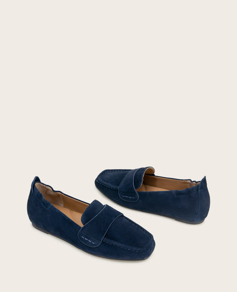 Sophie Suede Loafer in Navy | Gentle Souls by Kenneth Cole display picture 1
