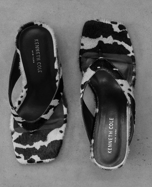 Shop Susannah Brown Calf Hair Wedge Sandal | Kenneth Cole