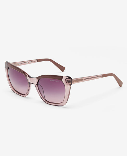 Shop Cat-Eye Acetate Sunglasses—Polarized | Kenneth Cole