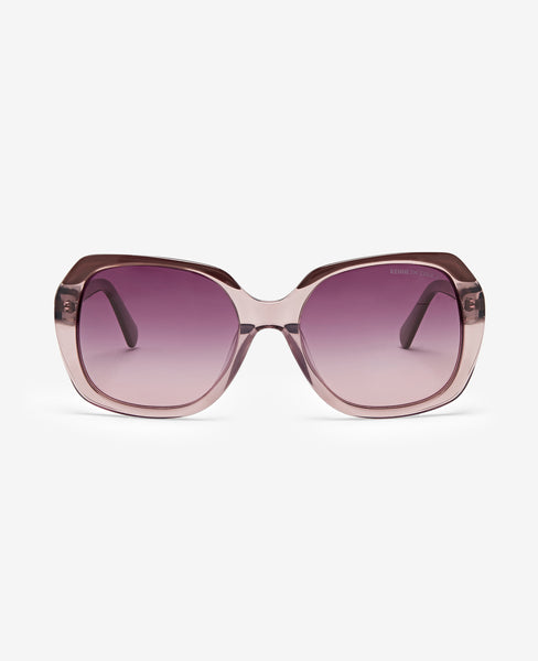 Women\'s Purple Acetate Sunglasses with Rounded Frame Fun Costumes Purple Fade Round Hippie Glasses | Groovy Retro  main image 3