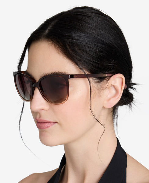 Square Ultem Sunglasses – Brown Polarized | Kenneth Cole display picture 1