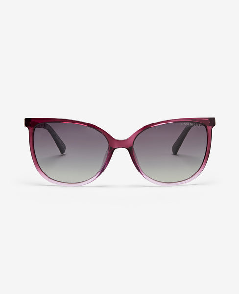Square Ultem Sunglasses – Violet Polarized | Kenneth Cole display picture 1