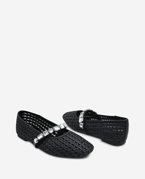 Shop Zeta Raffia Jewel Mary Jane Flat | Kenneth Cole