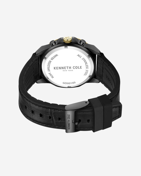 Kenneth Cole 45mm Dress Sport Black Chronograph Men's Watch