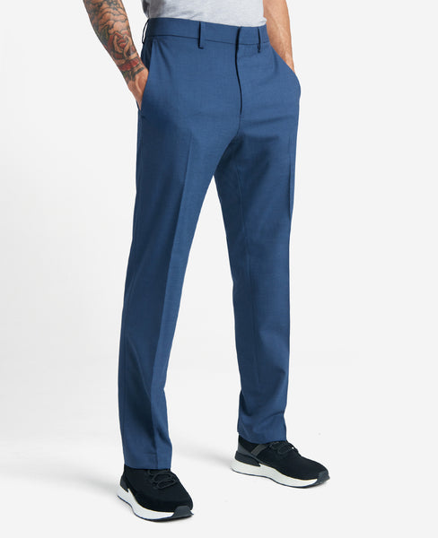 Kenneth Cole Reaction Chambray Men's Slim-Fit Stretch Dress Pants, US 36x32 Kenneth Cole Reaction Chambray Men's Slim-Fit Stretch Dress Pants, US 36x32