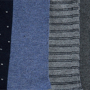 Kenneth Cole - Ribbed Crew Sock 4-Pack MENS SOCKS for Men