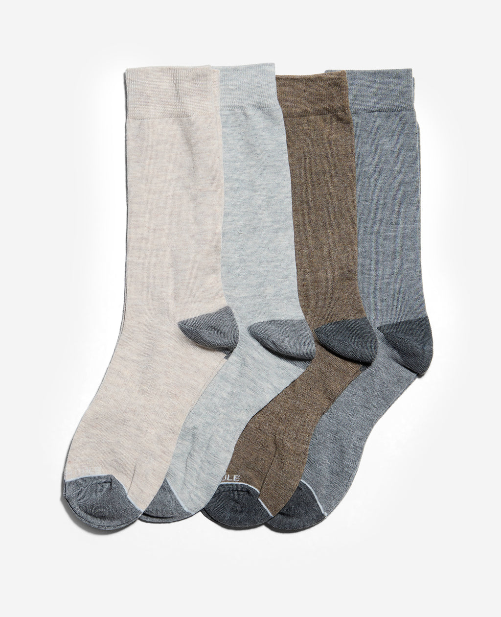 Kenneth Cole - Heather Crew Sock 4-Pack MENS SOCKS for Men 
