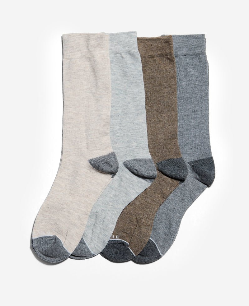 Kenneth Cole - Heather Crew Sock 4-Pack MENS SOCKS for Men