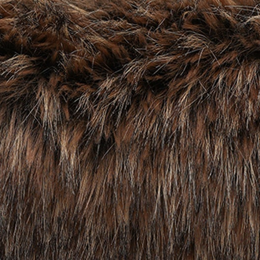Fur Top Handle Bag