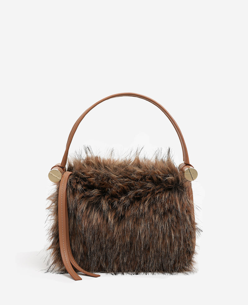 Kenneth Cole - Fur Top Handle Bag WOMENS HANDBAG for Women