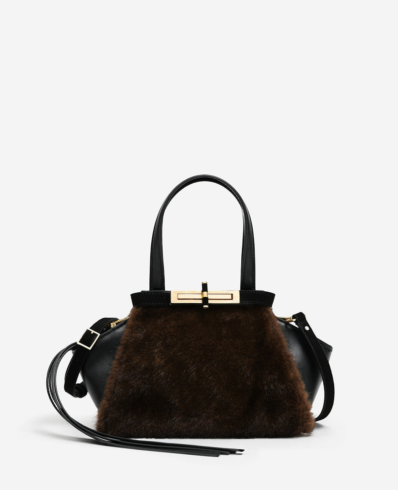 Kenneth Cole - Fur Mini Satchel WOMENS HANDBAG for Women
