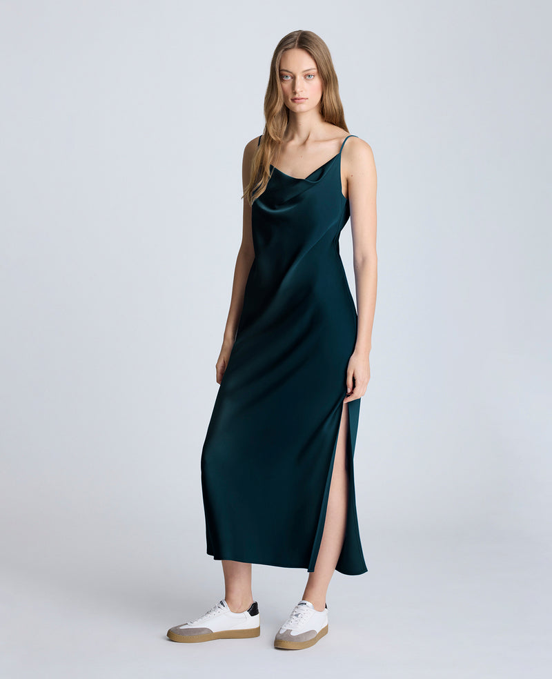 Kenneth Cole Satin Cowl Midi Dress Kenneth Cole Satin Cowl Midi Dress