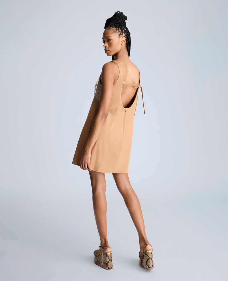 Shop Sequin Front Open Back Shift Dress Dark Honey | KC Shop Sequin Front Open Back Shift Dress Dark Honey | KC