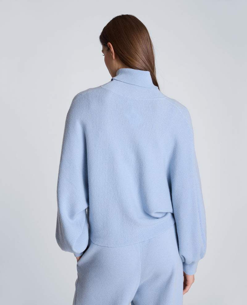 Kenneth Cole - Horizontal Shaker Crop Turtleneck WOMENS SWEATER for Women