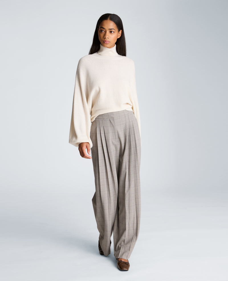 Kenneth Cole - Horizontal Shaker Crop Turtleneck WOMENS SWEATER for Women