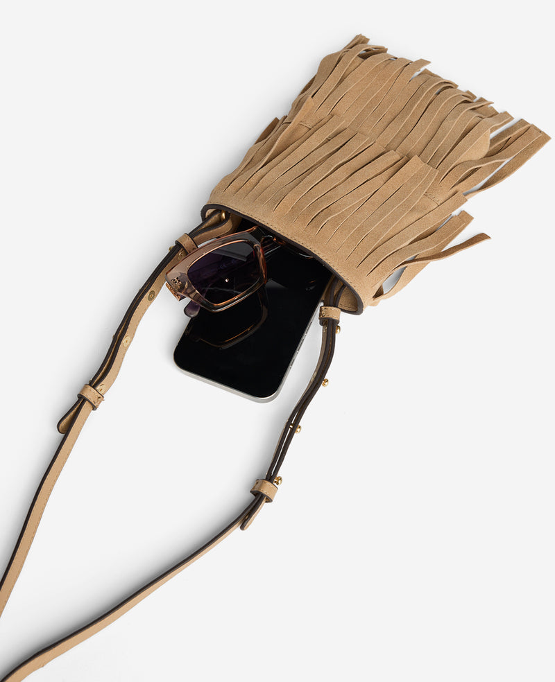 Kenneth Cole - Fringe Crossbody Pouch Bag WOMENS HANGBAG for Women