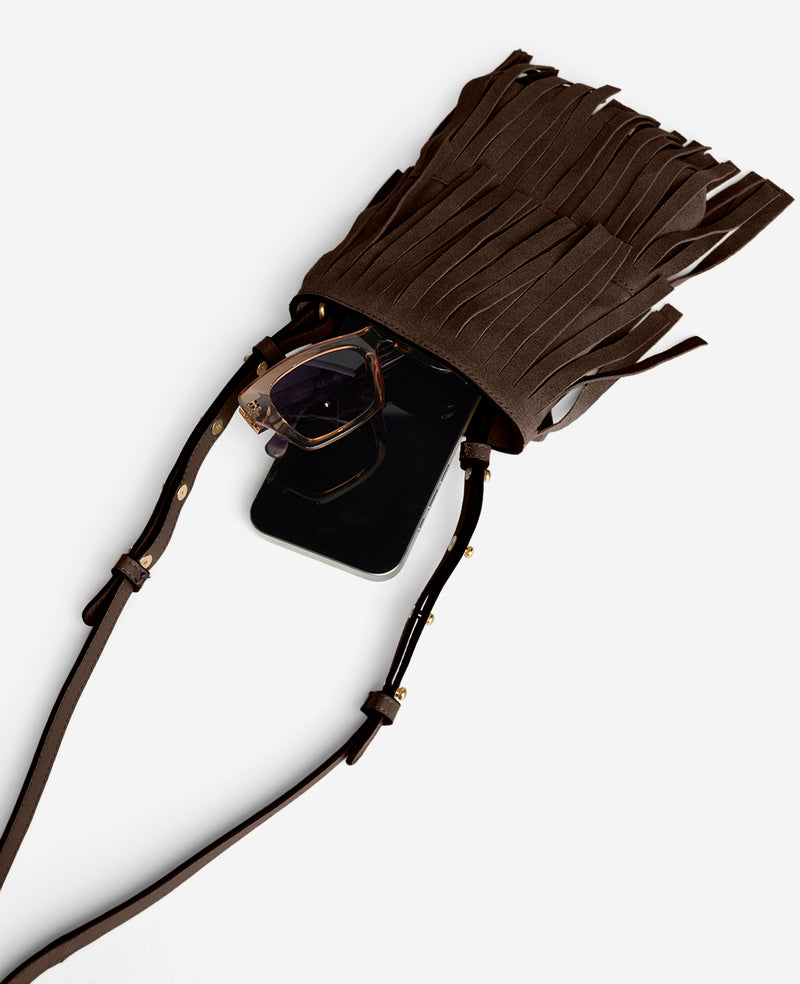 Kenneth Cole - Fringe Crossbody Pouch Bag WOMENS HANGBAG for Women